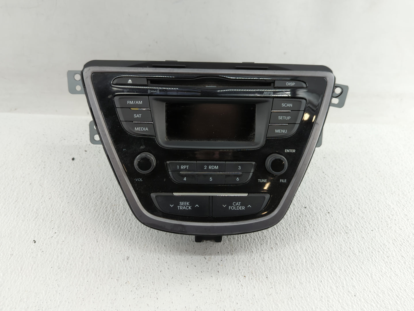 2013 Hyundai Elantra Radio AM FM Cd Player Receiver Replacement P/N:96170-3X155RA5 Fits OEM Used Auto Parts - Oemusedautopar