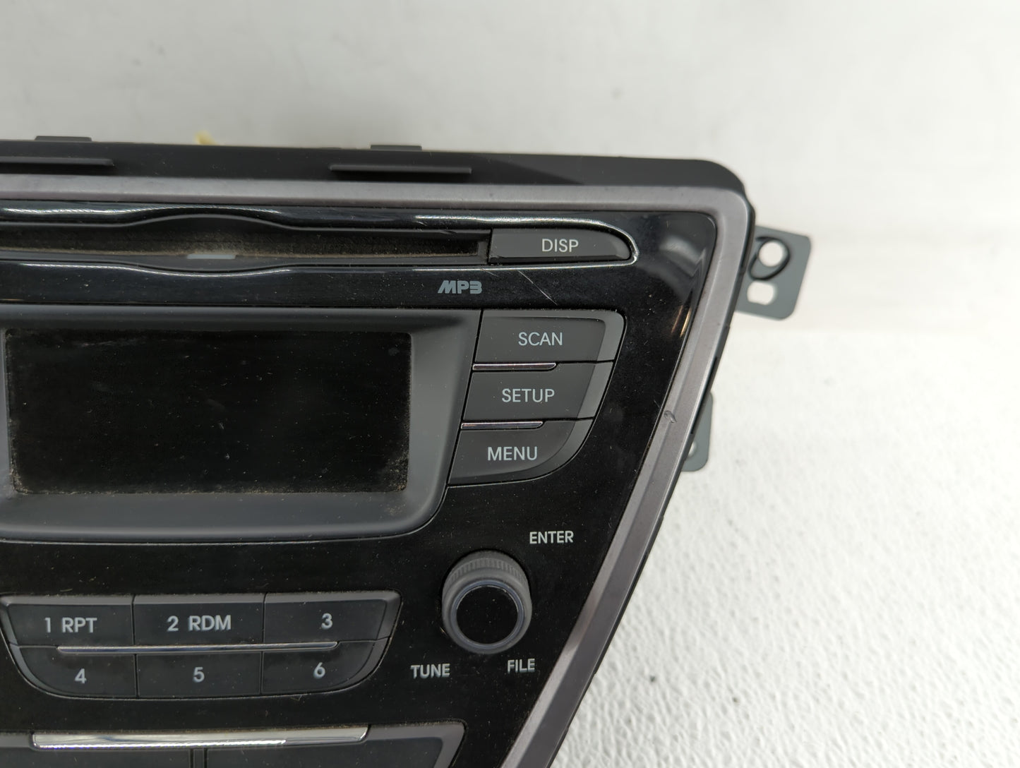 2013 Hyundai Elantra Radio AM FM Cd Player Receiver Replacement P/N:96170-3X155RA5 Fits OEM Used Auto Parts - Oemusedautopar