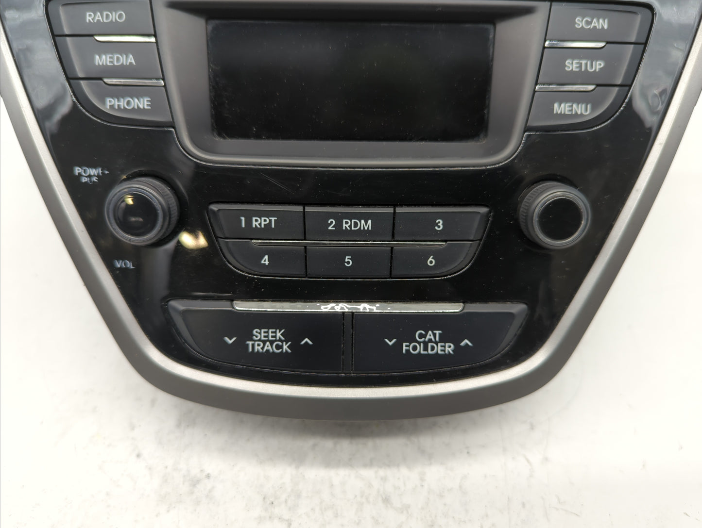 2013 Hyundai Elantra Radio AM FM Cd Player Receiver Replacement P/N:96170-3X165RA5 Fits OEM Used Auto Parts - Oemusedautopar