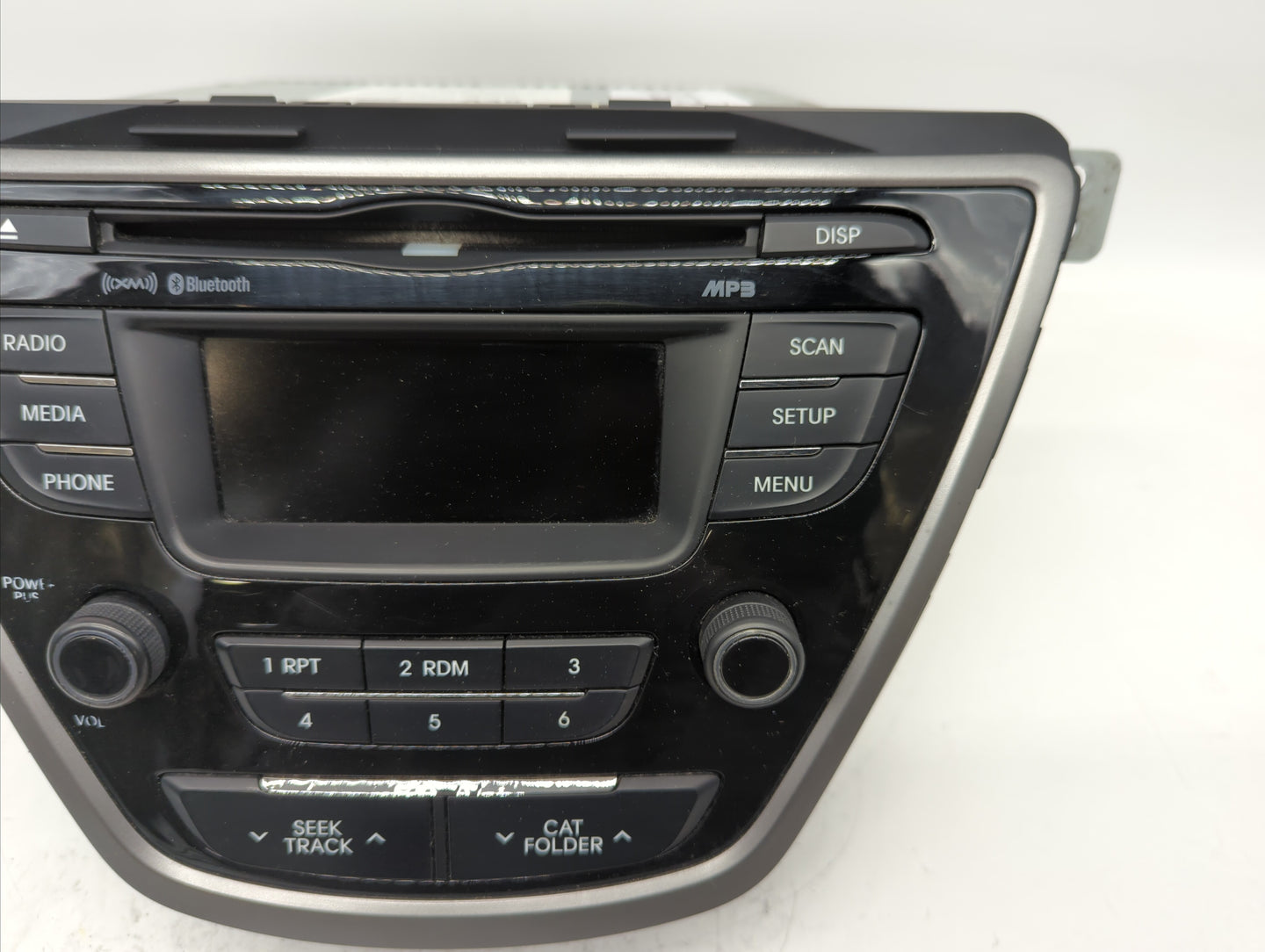 2013 Hyundai Elantra Radio AM FM Cd Player Receiver Replacement P/N:96170-3X165RA5 Fits OEM Used Auto Parts - Oemusedautopar