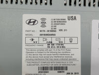 2013 Hyundai Elantra Radio AM FM Cd Player Receiver Replacement P/N:96170-3X165RA5 Fits OEM Used Auto Parts - Oemusedautopar