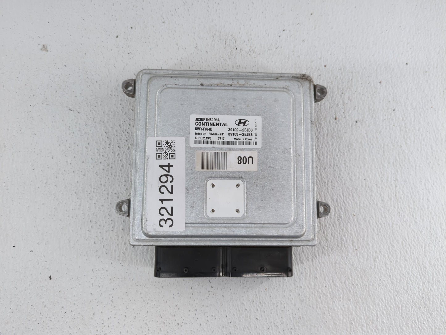 2013 Hyundai Elantra PCM Engine Control Computer ECU ECM PCU OEM P/N:39102-2EJB3 39103-2EJB3 Fits OEM Used Auto Parts - Oemu