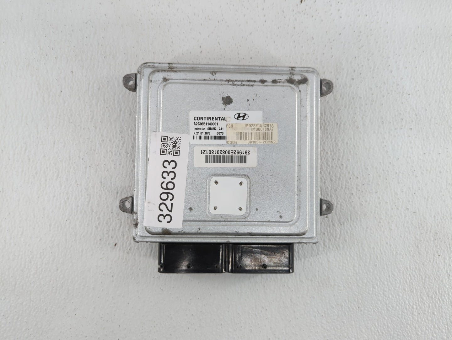 2011-2013 Hyundai Elantra PCM Engine Control Computer ECU ECM PCU OEM P/N:39102-2EMN2 39103-2EMN2 Fits Fits 2011 2012 2013 O