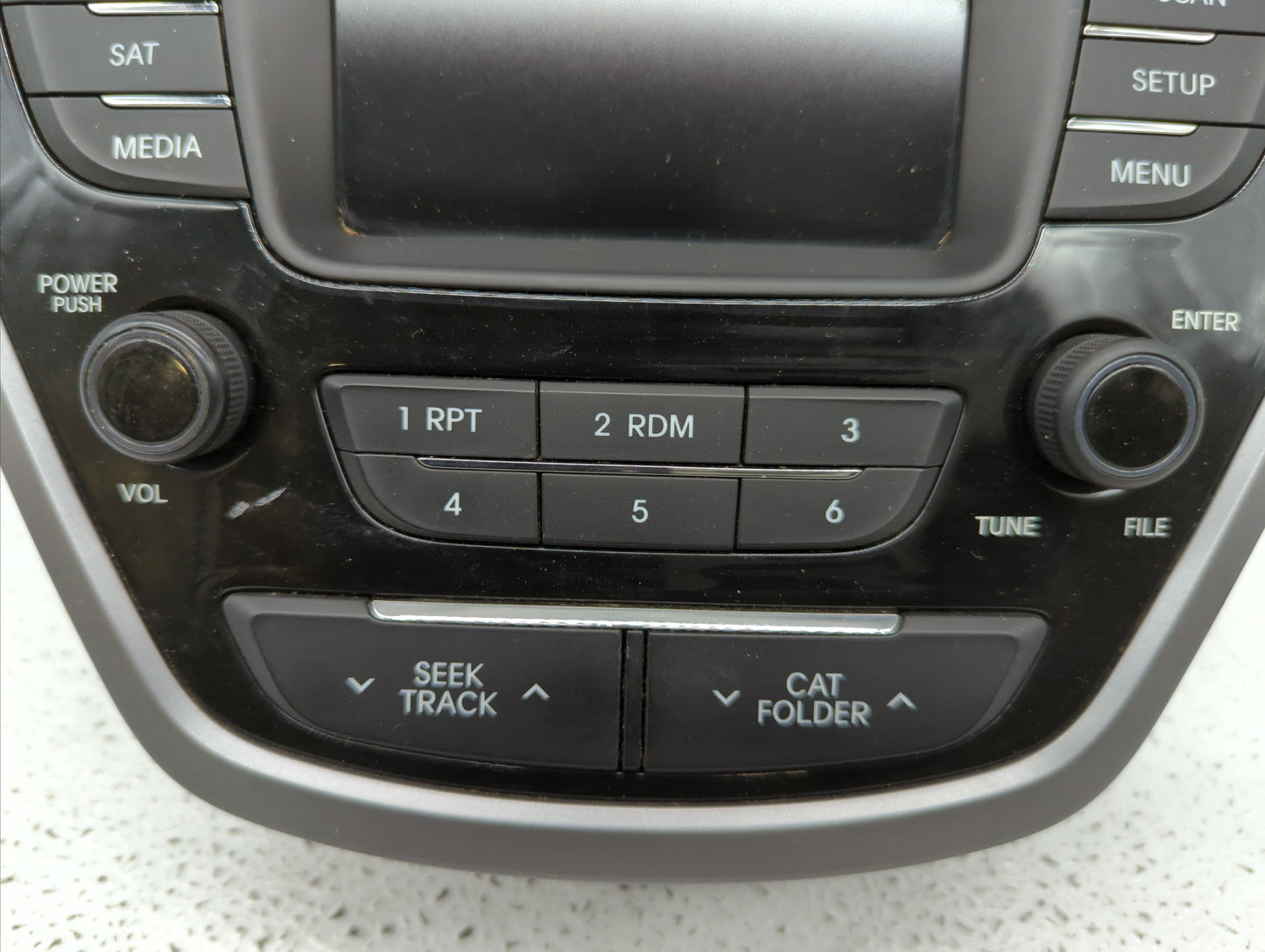 2013-2013 Hyundai Elantra Radio Control Panel - Oemusedautoparts1.com