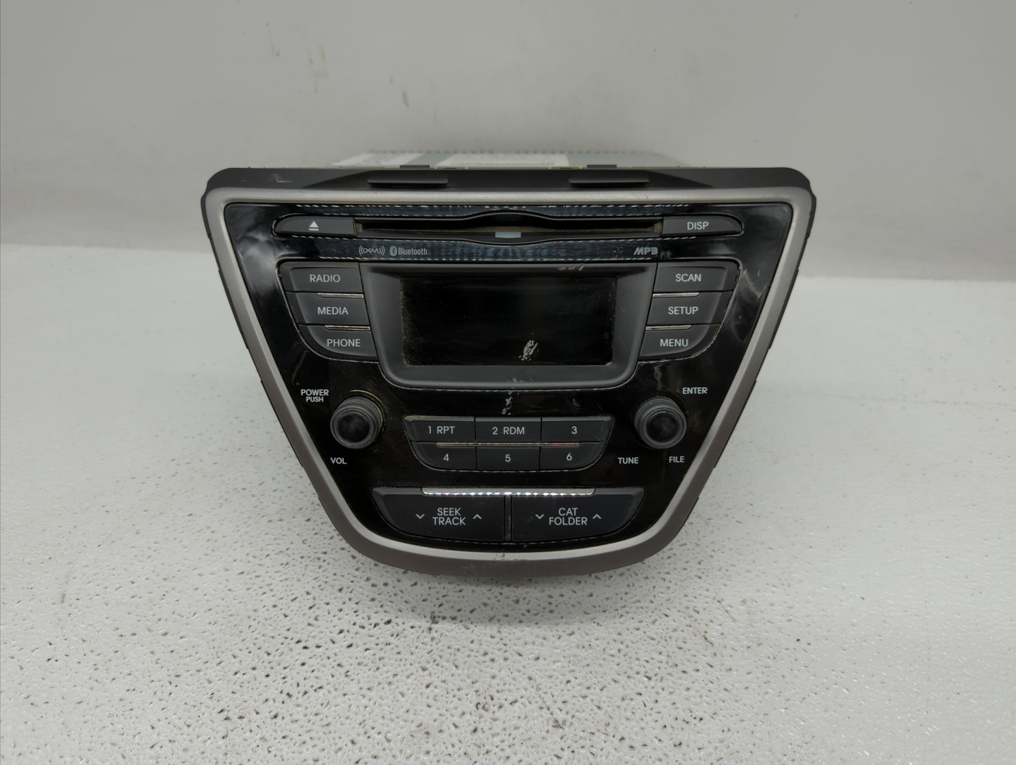 2013 Hyundai Elantra Radio AM FM Cd Player Receiver Replacement P/N:96170-3X165RA5 Fits OEM Used Auto Parts - Oemusedautopar