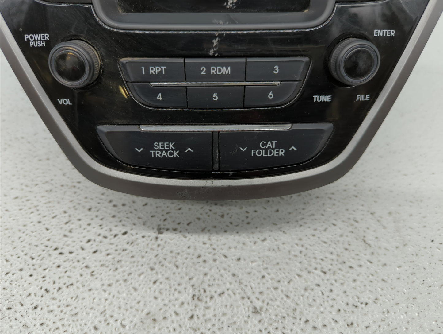 2013 Hyundai Elantra Radio AM FM Cd Player Receiver Replacement P/N:96170-3X165RA5 Fits OEM Used Auto Parts - Oemusedautopar