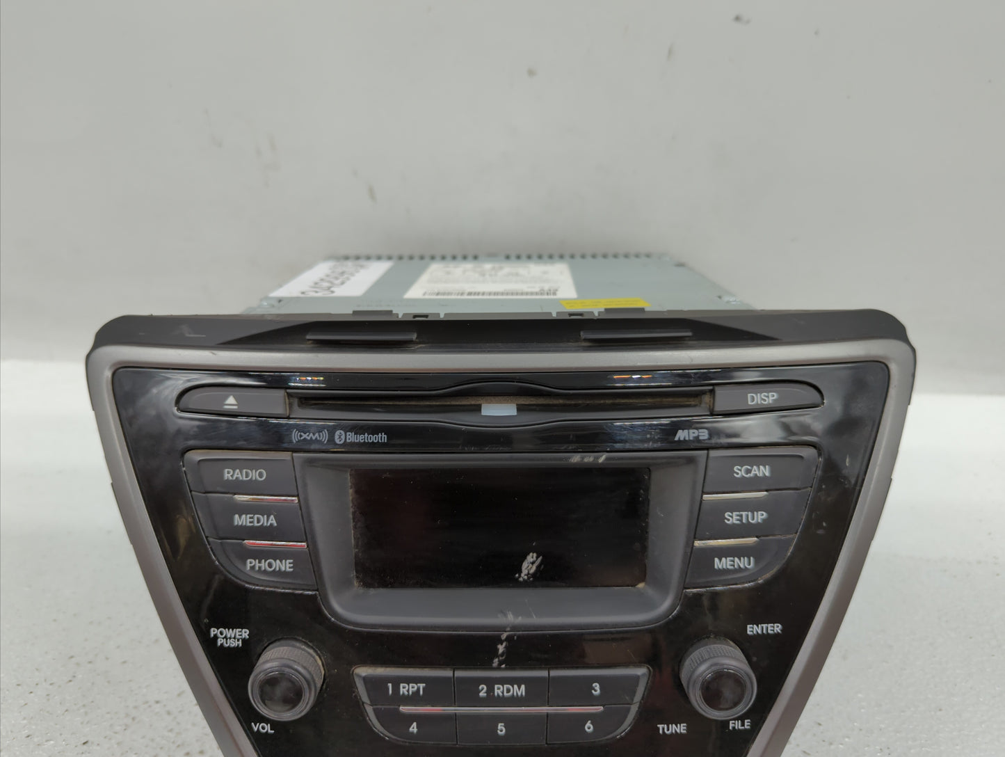 2013 Hyundai Elantra Radio AM FM Cd Player Receiver Replacement P/N:96170-3X165RA5 Fits OEM Used Auto Parts - Oemusedautopar