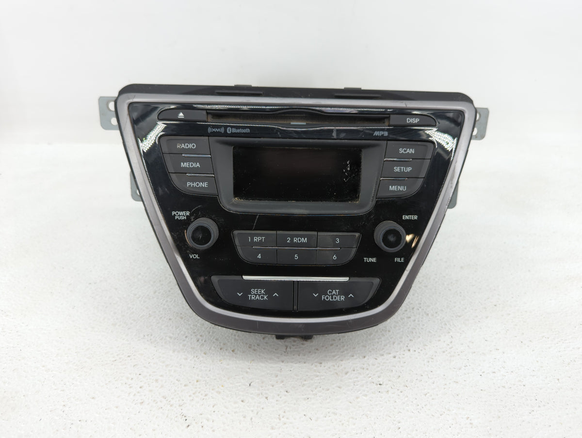 2013-2013 Hyundai Elantra Am Fm Cd Player Radio Receiver 346032 - Oemusedautoparts1.com