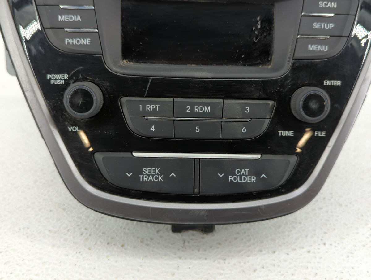 2013-2013 Hyundai Elantra Am Fm Cd Player Radio Receiver 346032 - Oemusedautoparts1.com