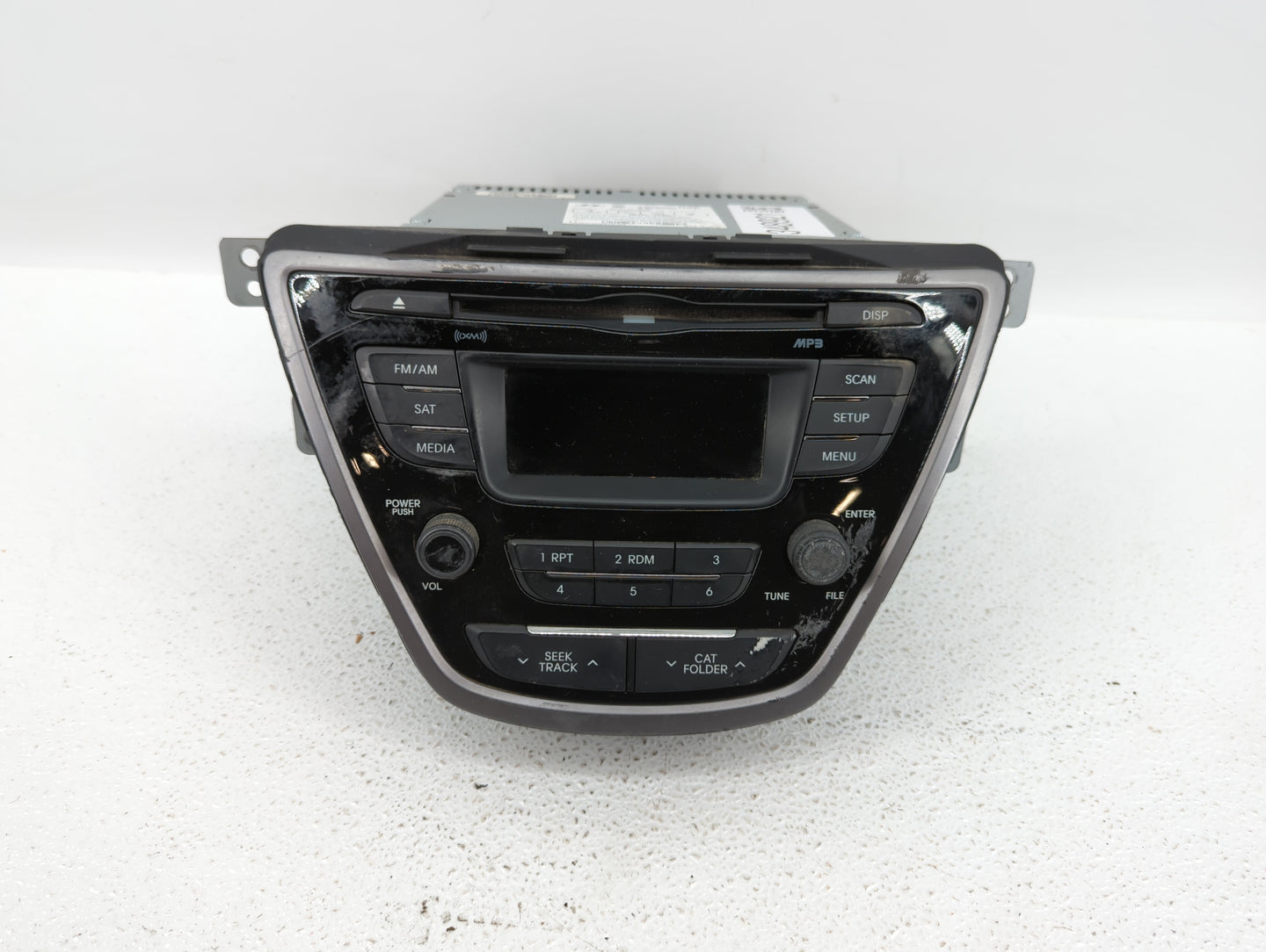 2013 Hyundai Elantra Radio AM FM Cd Player Receiver Replacement P/N:96170-3X155RA5 961703X161BLH, 961703X165RA5 Fits OEM Use