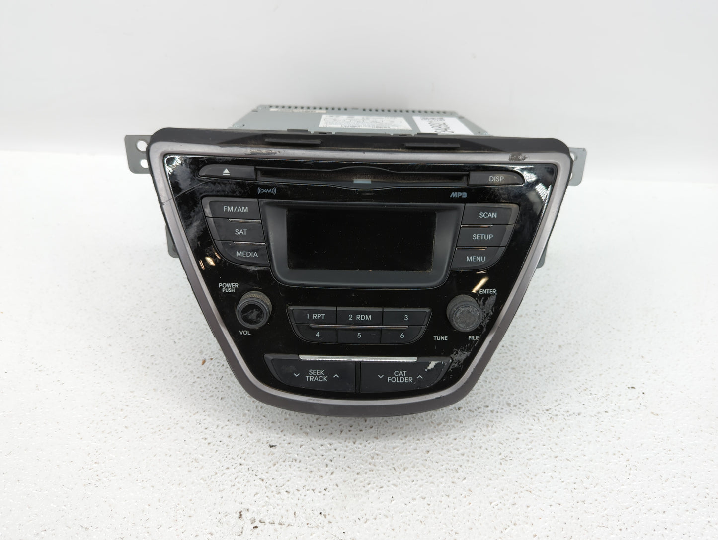 2013 Hyundai Elantra Radio AM FM Cd Player Receiver Replacement P/N:96170-3X155RA5 961703X161BLH, 961703X165RA5 Fits OEM Use