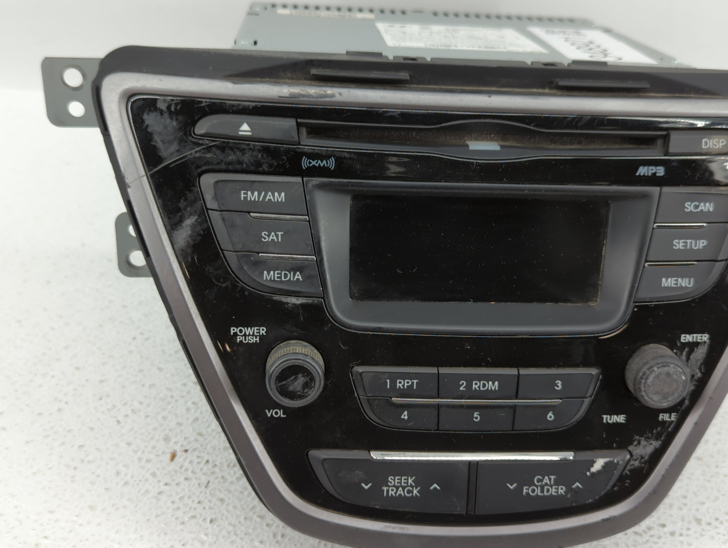 2013 Hyundai Elantra Radio AM FM Cd Player Receiver Replacement P/N:96170-3X155RA5 961703X161BLH, 961703X165RA5 Fits OEM Use