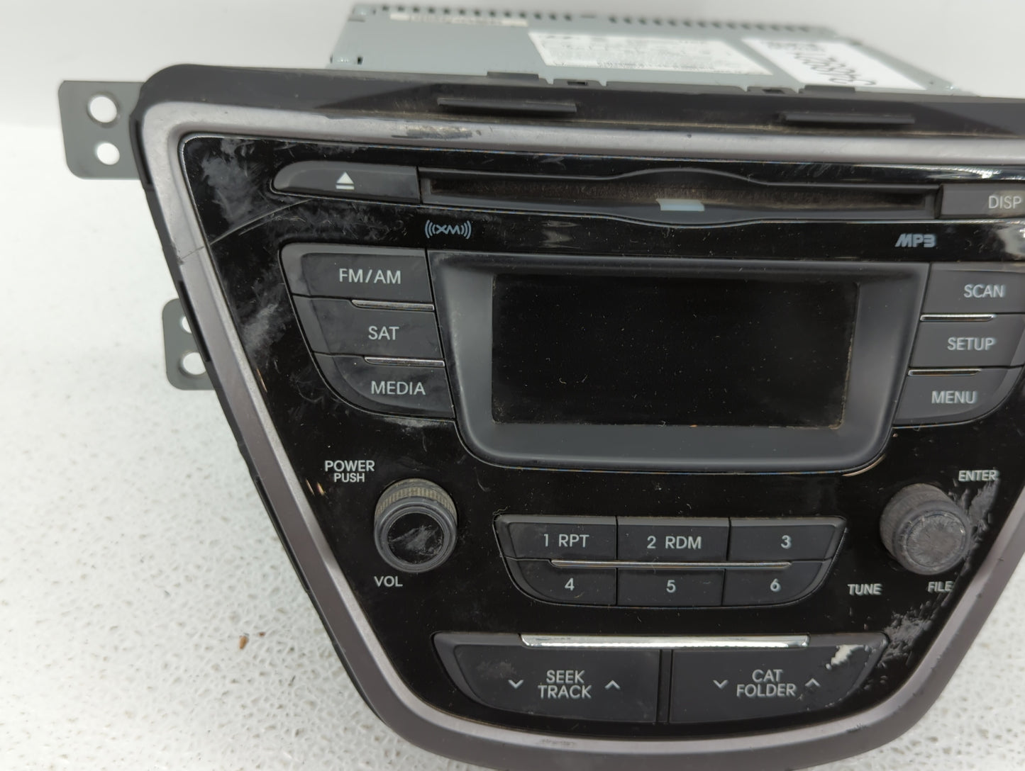 2013 Hyundai Elantra Radio AM FM Cd Player Receiver Replacement P/N:96170-3X155RA5 961703X161BLH, 961703X165RA5 Fits OEM Use