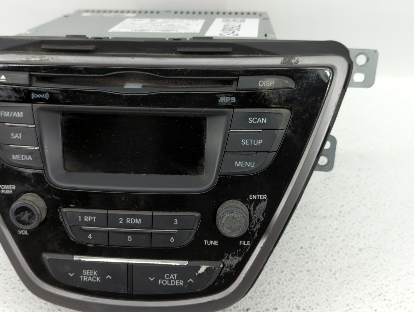 2013 Hyundai Elantra Radio AM FM Cd Player Receiver Replacement P/N:96170-3X155RA5 961703X161BLH, 961703X165RA5 Fits OEM Use