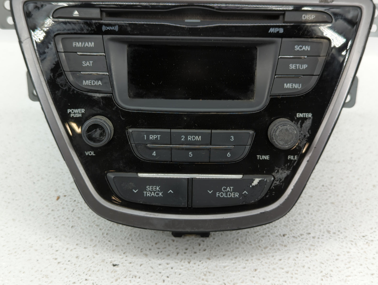 2013 Hyundai Elantra Radio AM FM Cd Player Receiver Replacement P/N:96170-3X155RA5 961703X161BLH, 961703X165RA5 Fits OEM Use