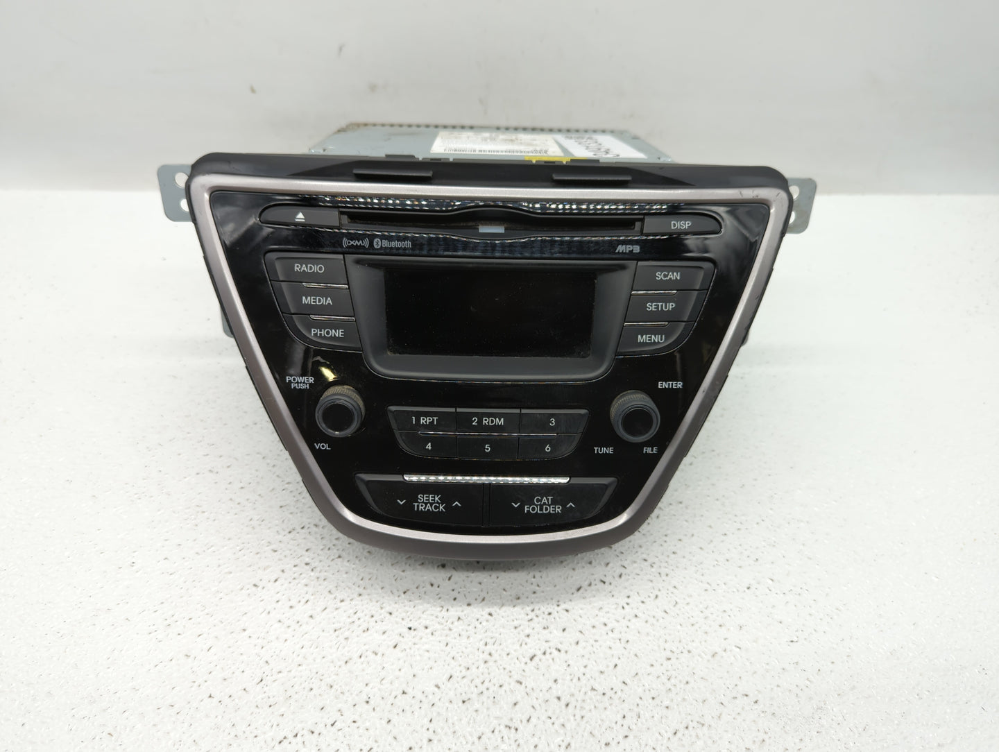 2013 Hyundai Elantra Radio AM FM Cd Player Receiver Replacement P/N:96170-3X165RA5 Fits OEM Used Auto Parts - Oemusedautopar