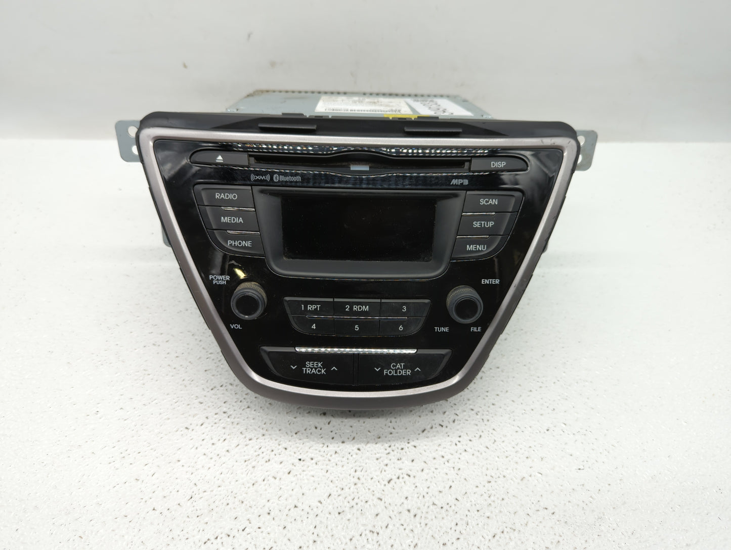 2013 Hyundai Elantra Radio AM FM Cd Player Receiver Replacement P/N:96170-3X165RA5 Fits OEM Used Auto Parts - Oemusedautopar