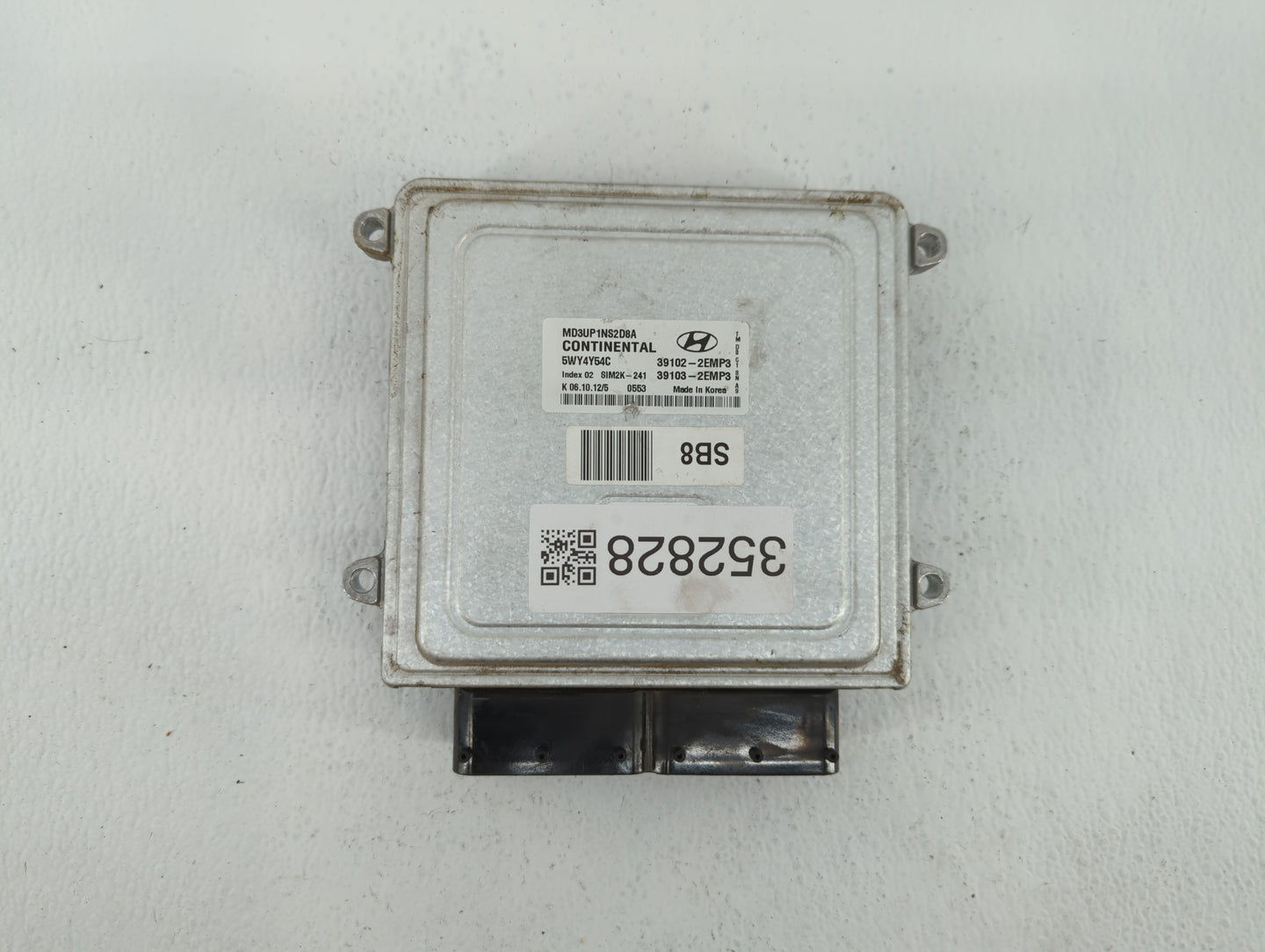 2011-2013 Hyundai Elantra PCM Engine Control Computer ECU ECM PCU OEM P/N:39103-2EMB2 39102-2EMB2 Fits Fits 2011 2012 2013 O