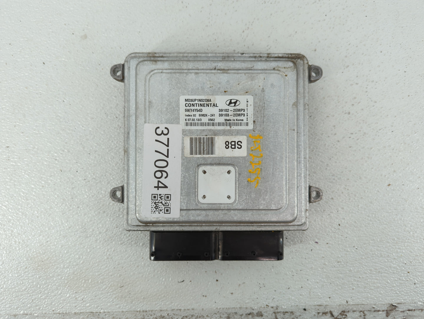 2011-2013 Hyundai Elantra PCM Engine Control Computer ECU ECM PCU OEM P/N:39103-2EMB2 39102-2EMB2 Fits Fits 2011 2012 2013 O