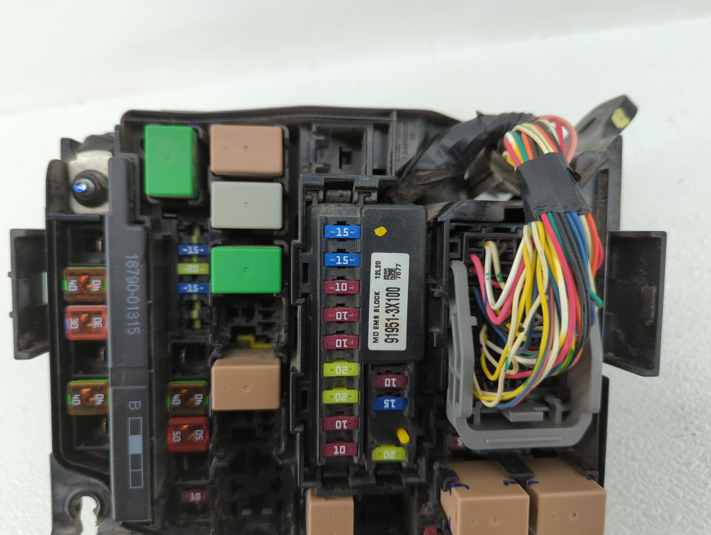 2011-2013 Hyundai Elantra Fusebox Fuse Box Panel Relay Module P/N:VS912003Y054UA 1302260016 Fits Fits 2011 2012 2013 OEM Use