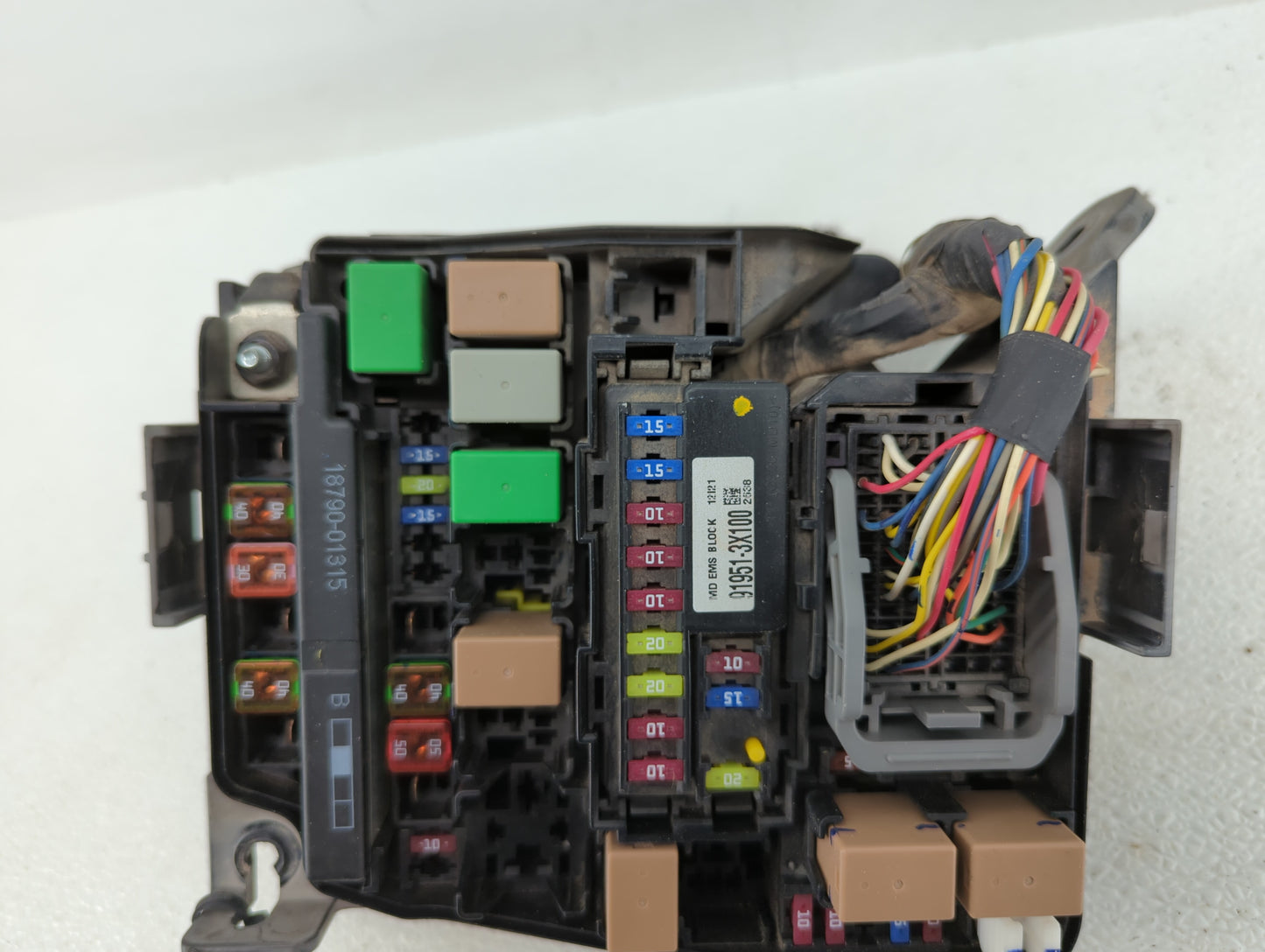 2011-2013 Hyundai Elantra Fusebox Fuse Box Panel Relay Module P/N:912053X094 Fits Fits 2011 2012 2013 OEM Used Auto Parts - 