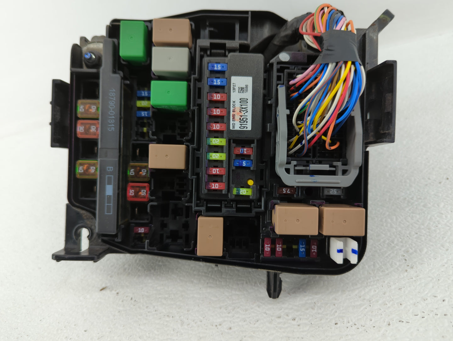 2011-2013 Hyundai Elantra Fusebox Fuse Box Panel Relay Module P/N:VS912003Y054UA 1302260016 Fits Fits 2011 2012 2013 OEM Use