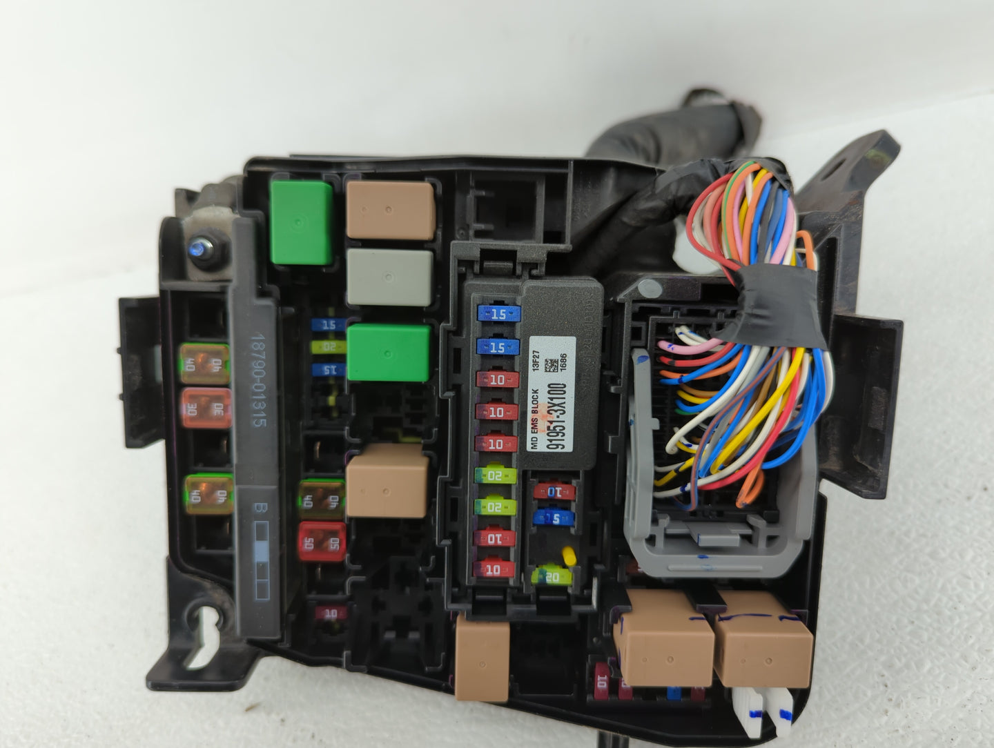 2011-2013 Hyundai Elantra Fusebox Fuse Box Panel Relay Module P/N:VS912003Y054UA 1302260016 Fits Fits 2011 2012 2013 OEM Use