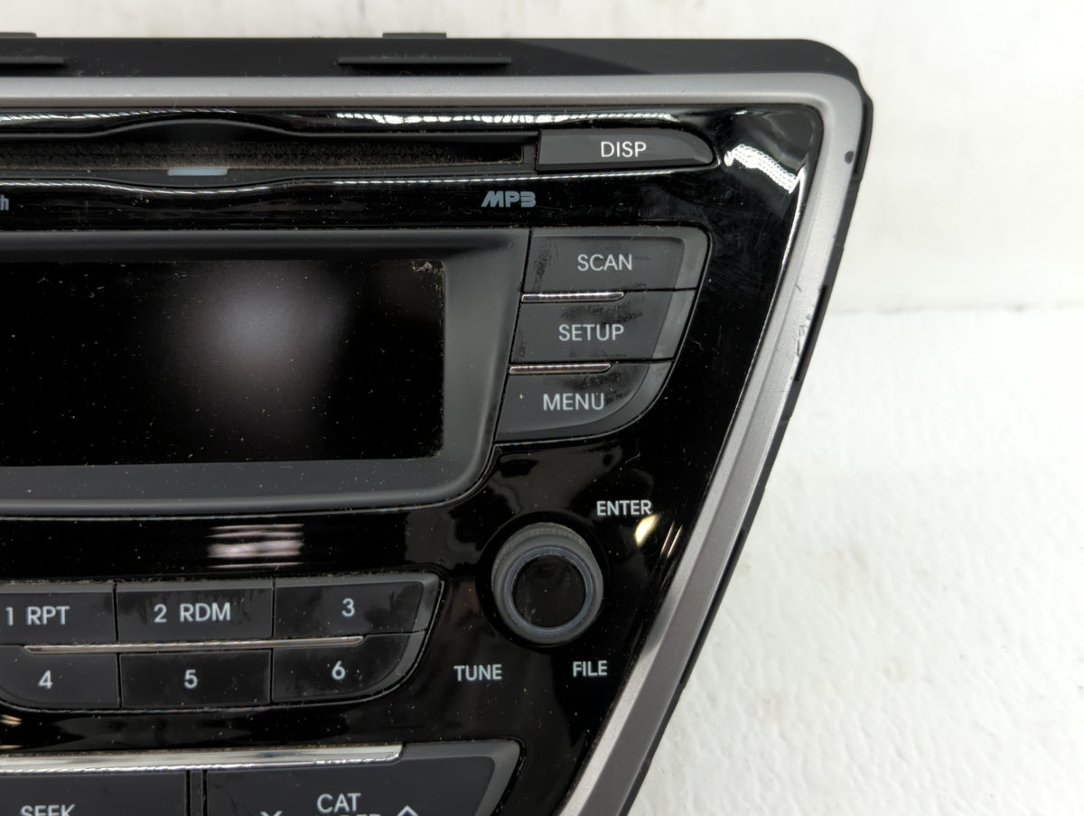 2013-2013 Hyundai Elantra Am Fm Cd Player Radio Receiver 390435 - Oemusedautoparts1.com