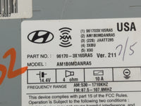 2013-2013 Hyundai Elantra Am Fm Cd Player Radio Receiver 390435 - Oemusedautoparts1.com
