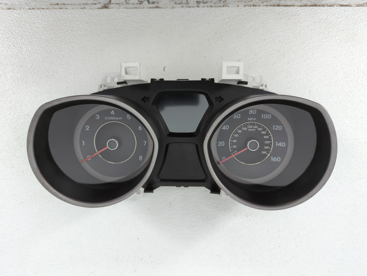 2013 Hyundai Elantra Instrument Cluster Speedometer Gauges P/N:94001-3X600 Miles: Fits OEM Used Auto Parts - Oemusedautopart