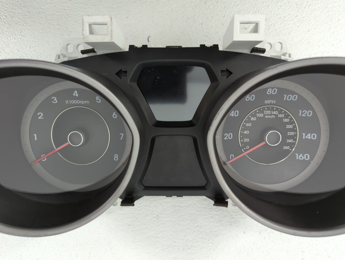2013 Hyundai Elantra Instrument Cluster Speedometer Gauges P/N:94001-3X600 Miles: Fits OEM Used Auto Parts - Oemusedautopart