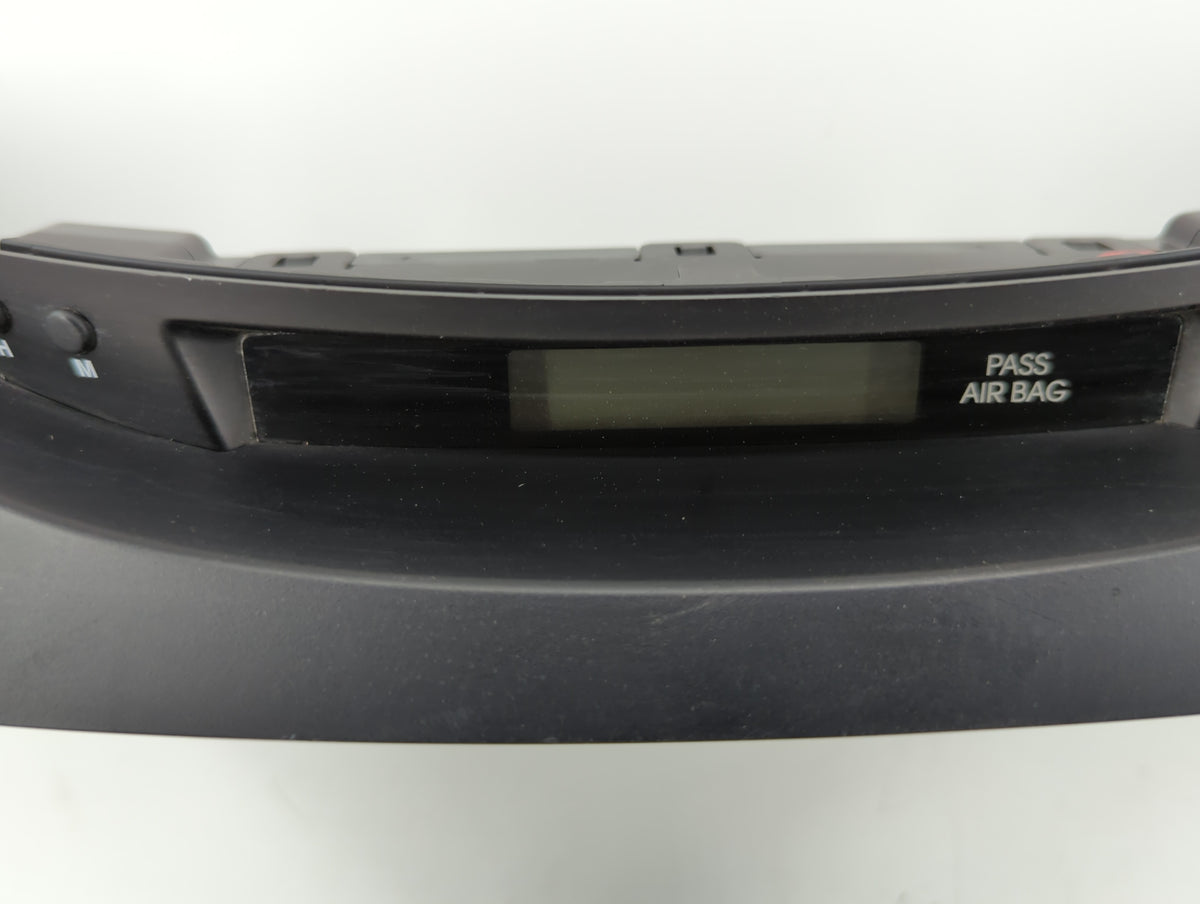 2013 HYUNDAI ELANTRA GLS SEDAN DASH RADIO BEZEL DIGITAL CLOCK Black - Oemusedautoparts1.com