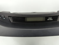 2013 HYUNDAI ELANTRA GLS SEDAN DASH RADIO BEZEL DIGITAL CLOCK Black - Oemusedautoparts1.com