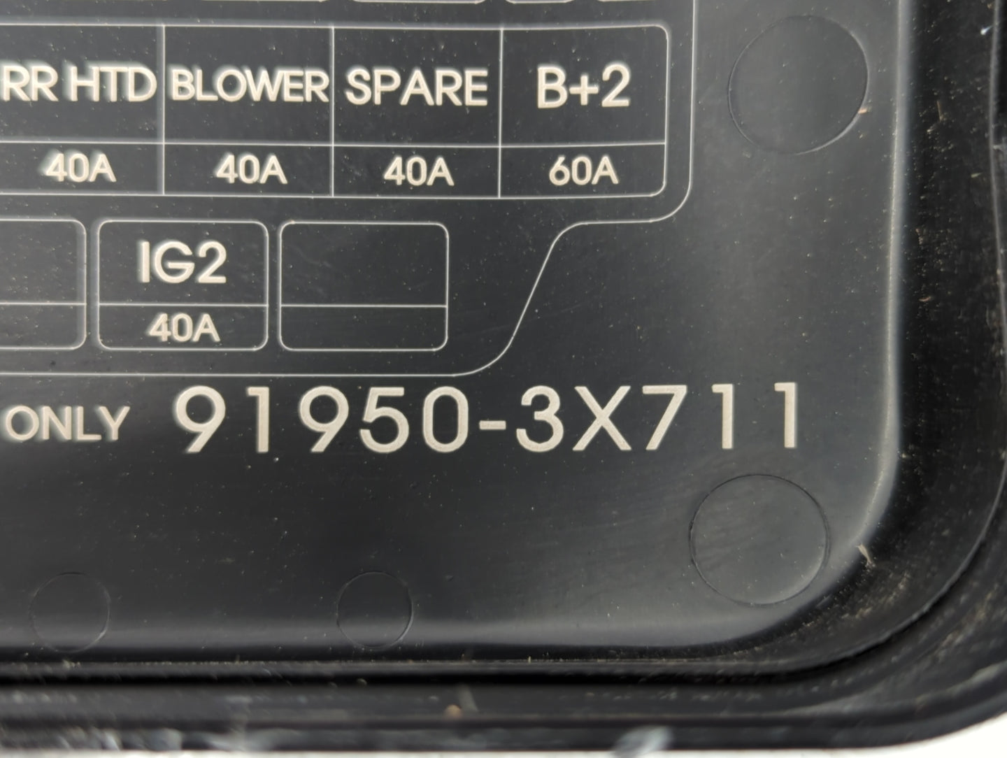 2011-2013 Hyundai Elantra Fusebox Fuse Box Panel Relay Module P/N:VS912003Y054UA 1302260016 Fits Fits 2011 2012 2013 OEM Use