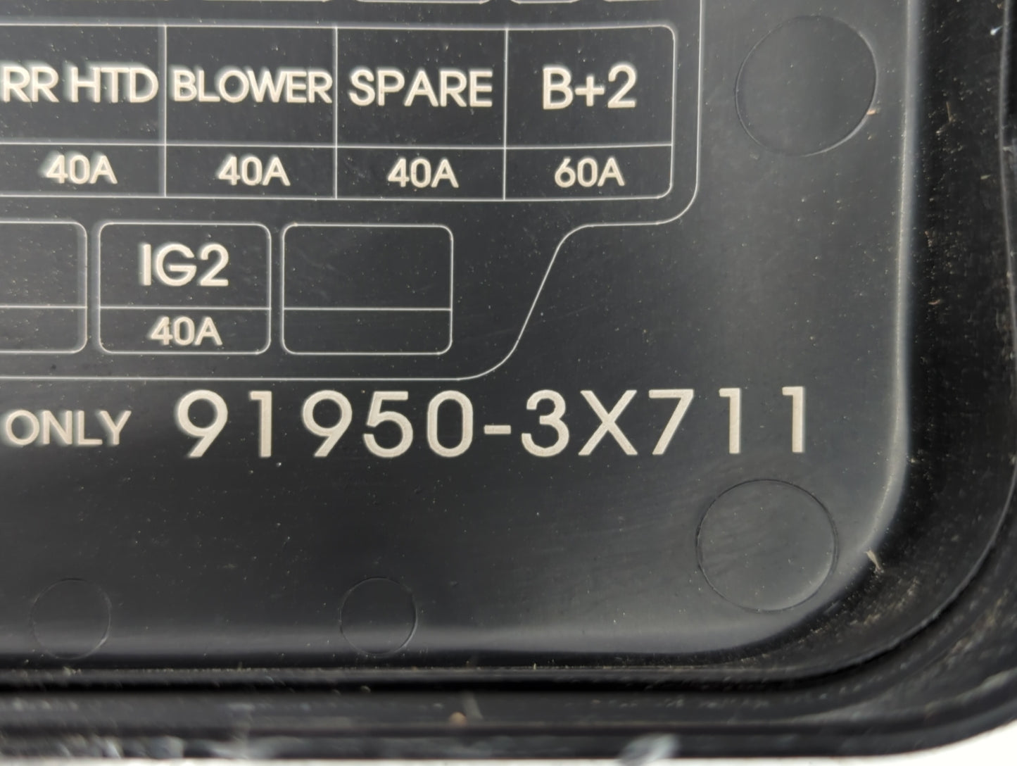 2011-2013 Hyundai Elantra Fusebox Fuse Box Panel Relay Module P/N:VS912003Y054UA 1302260016 Fits Fits 2011 2012 2013 OEM Use