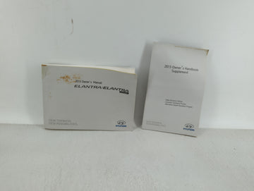 2013 Hyundai Elantra Owners Manual Book Guide OEM Used Auto Parts - Oemusedautoparts1.com