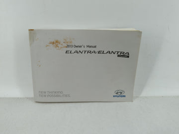 2013 Hyundai Elantra Owners Manual Book Guide OEM Used Auto Parts