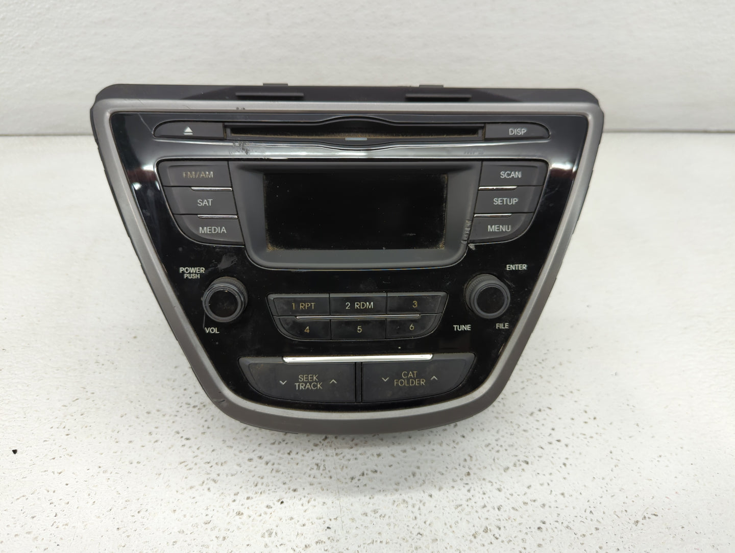 2013 Hyundai Elantra Radio AM FM Cd Player Receiver Replacement P/N:96170-3X155RA5 961703X155, 961703X161BLH, 961703X165RA5 