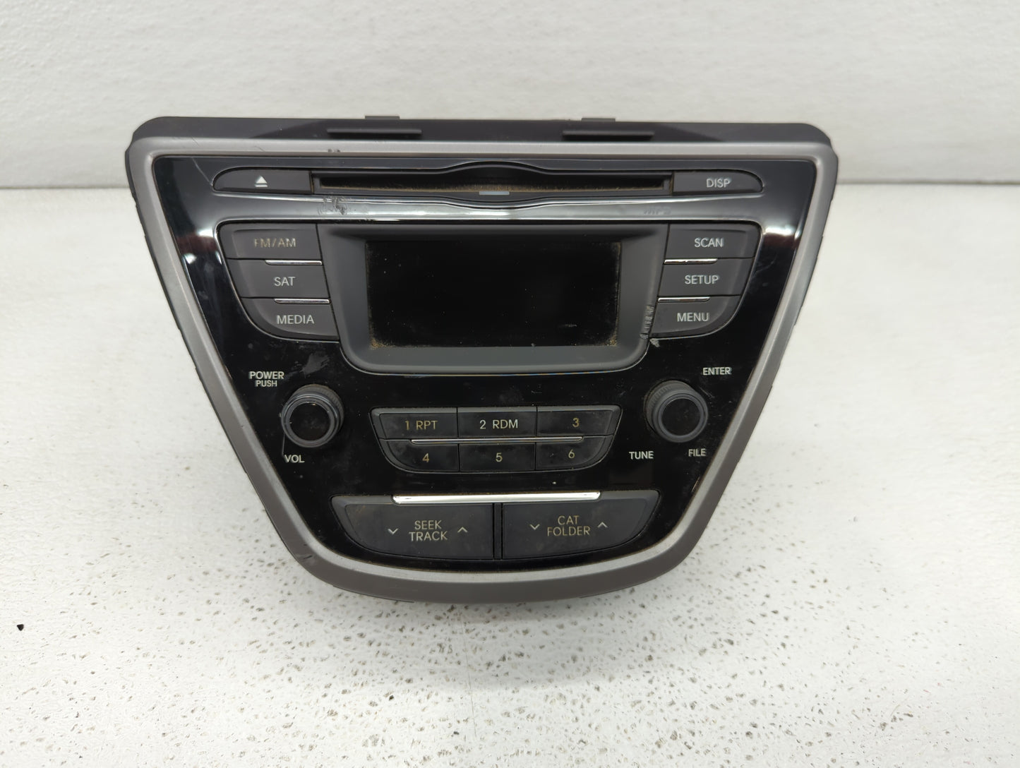 2013 Hyundai Elantra Radio AM FM Cd Player Receiver Replacement P/N:96170-3X155RA5 961703X155, 961703X161BLH, 961703X165RA5 
