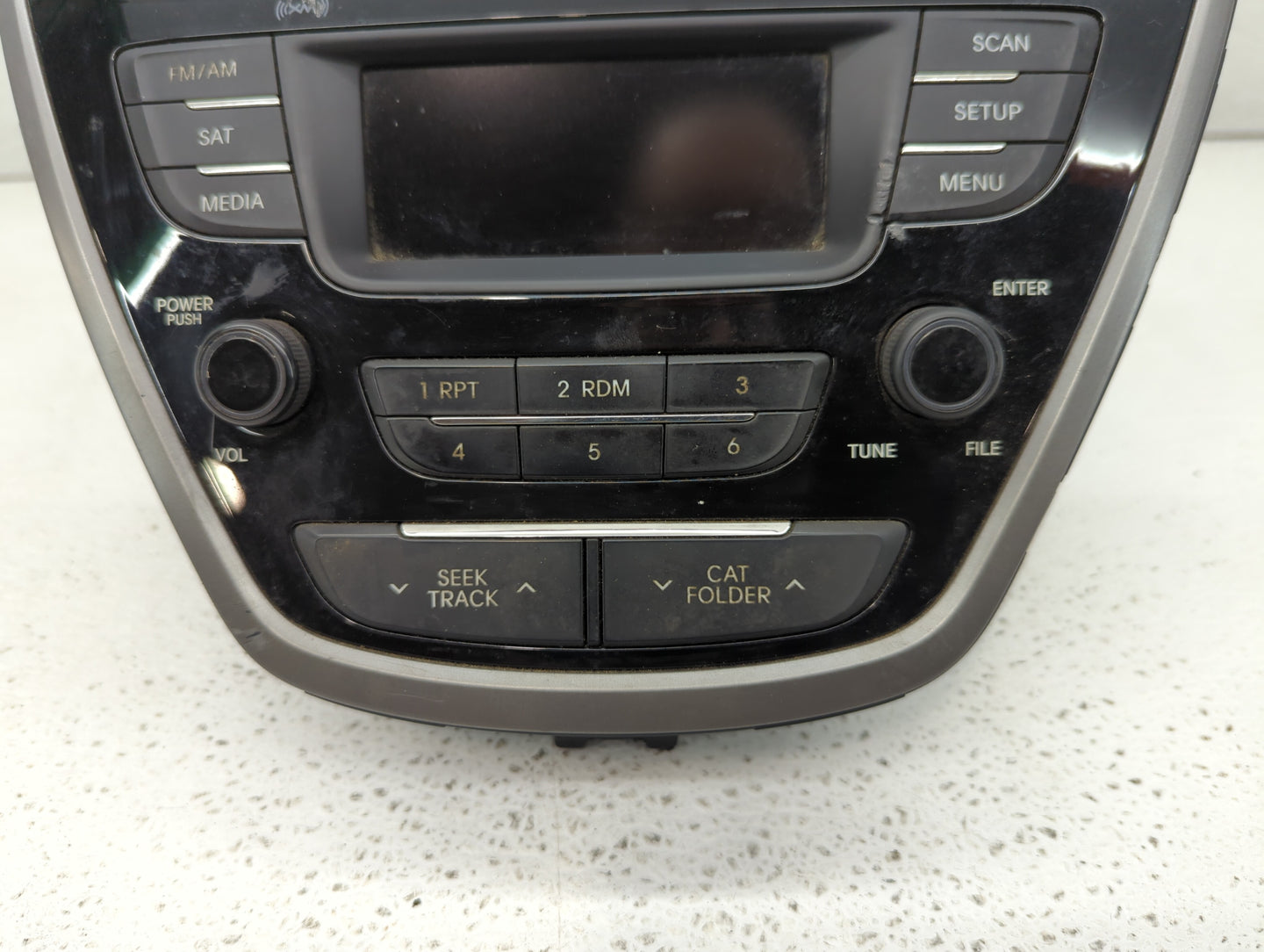 2013 Hyundai Elantra Radio AM FM Cd Player Receiver Replacement P/N:96170-3X155RA5 961703X155, 961703X161BLH, 961703X165RA5 