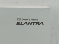 2013 Hyundai Elantra Owners Manual Book Guide OEM Used Auto Parts - Oemusedautoparts1.com
