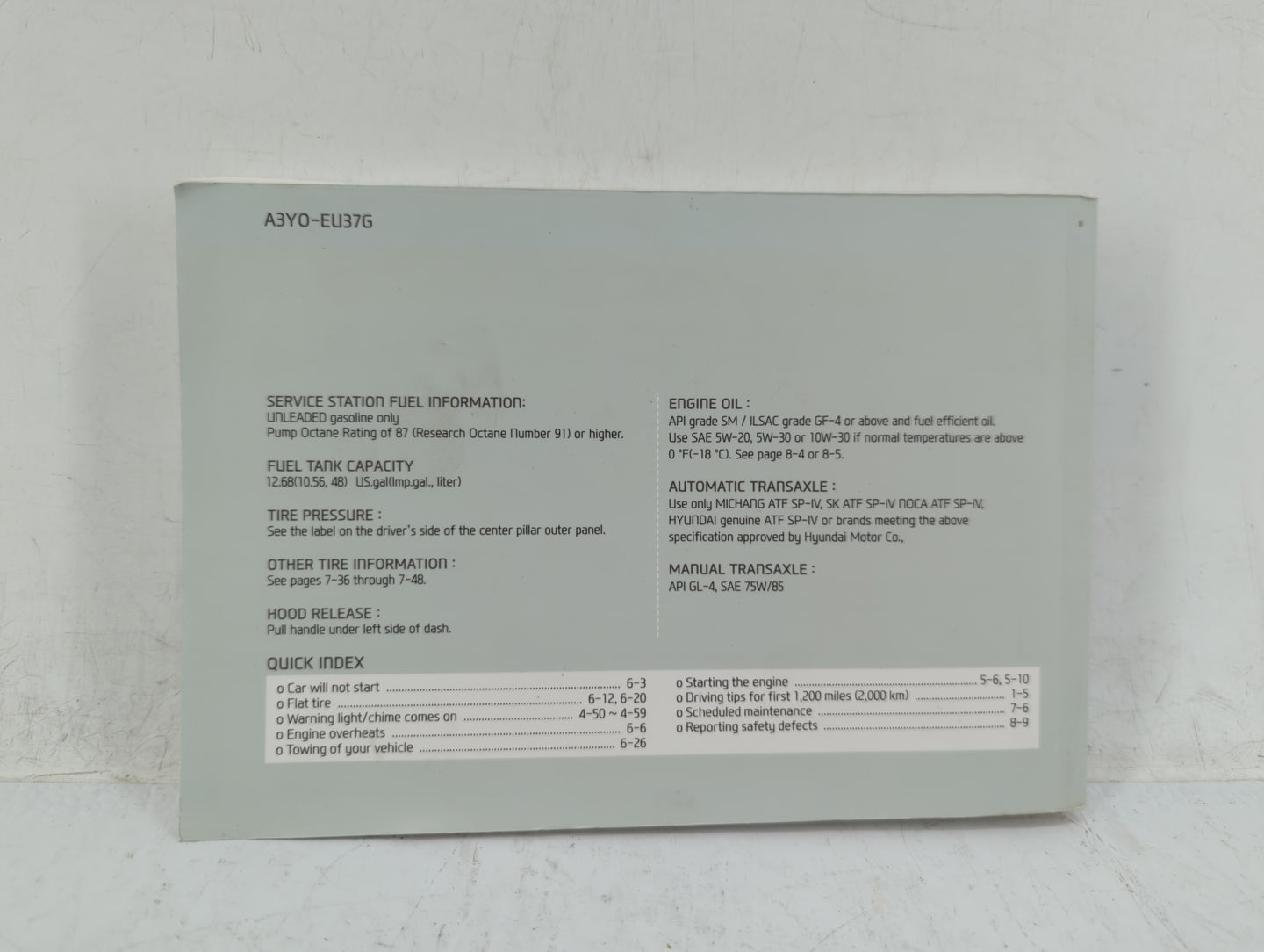 2013 Hyundai Elantra Owners Manual Book Guide OEM Used Auto Parts - Oemusedautoparts1.com