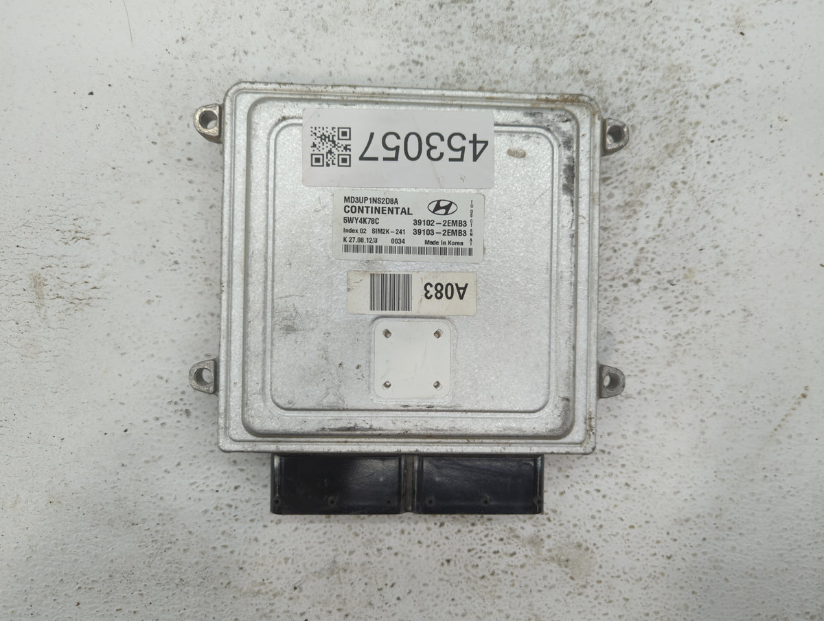 2011 Hyundai Elantra PCM Engine Control Computer ECU ECM PCU OEM P/N:39103-2EMB3 39102-2EMB3, 39102-2EMA0, 39103-2EMA0 OEM U