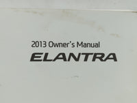 2013 Hyundai Elantra Owners Manual Book Guide OEM Used Auto Parts - Oemusedautoparts1.com