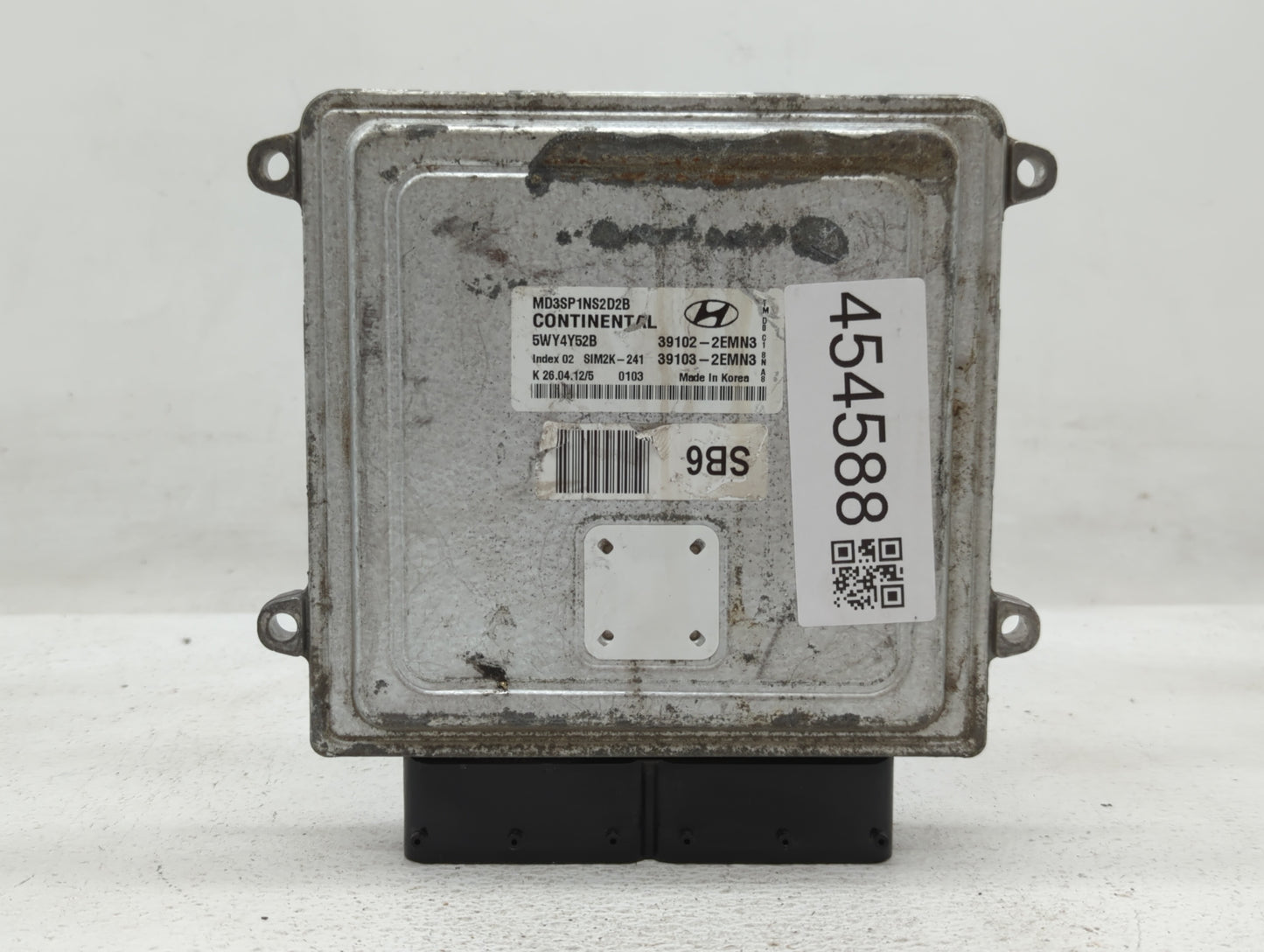 2011-2013 Hyundai Elantra PCM Engine Control Computer ECU ECM PCU OEM P/N:39103-2EMN3 39102-2EMN3 Fits Fits 2011 2012 2013 O