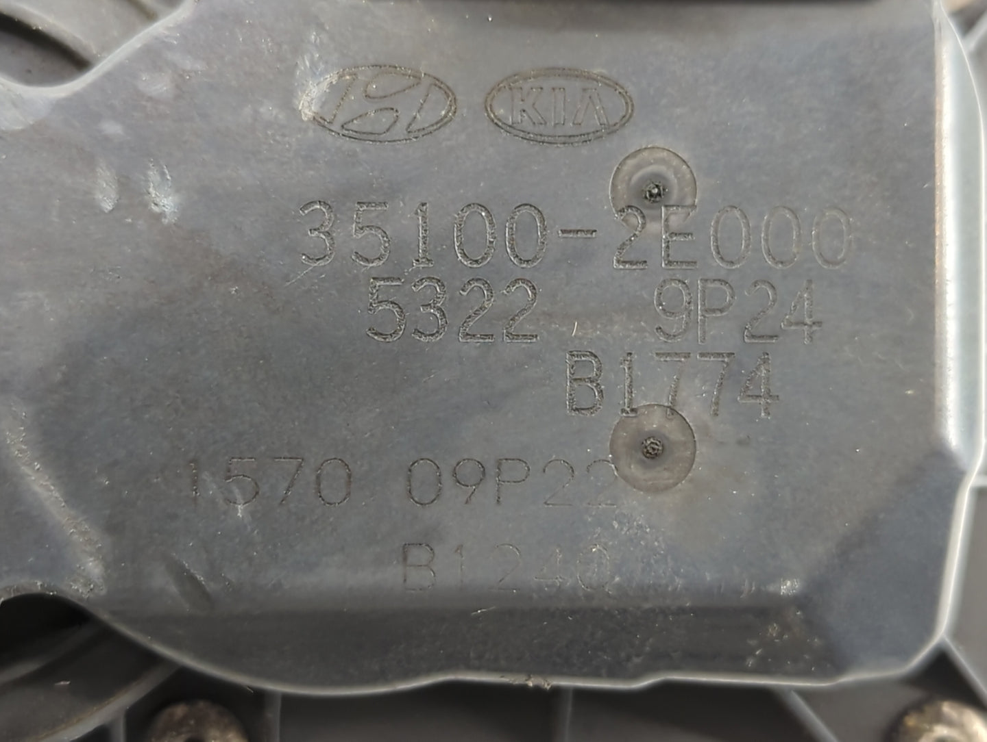 2011-2020 Hyundai Elantra Throttle Body P/N:35100-2E000 35100-2E710 Fits OEM Used Auto Parts - Oemusedautoparts1.com