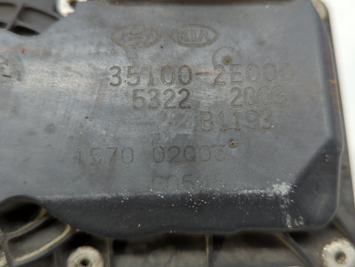 2011-2020 Hyundai Elantra Throttle Body P/N:35100-2E000 35100-2E710 Fits OEM Used Auto Parts - Oemusedautoparts1.com