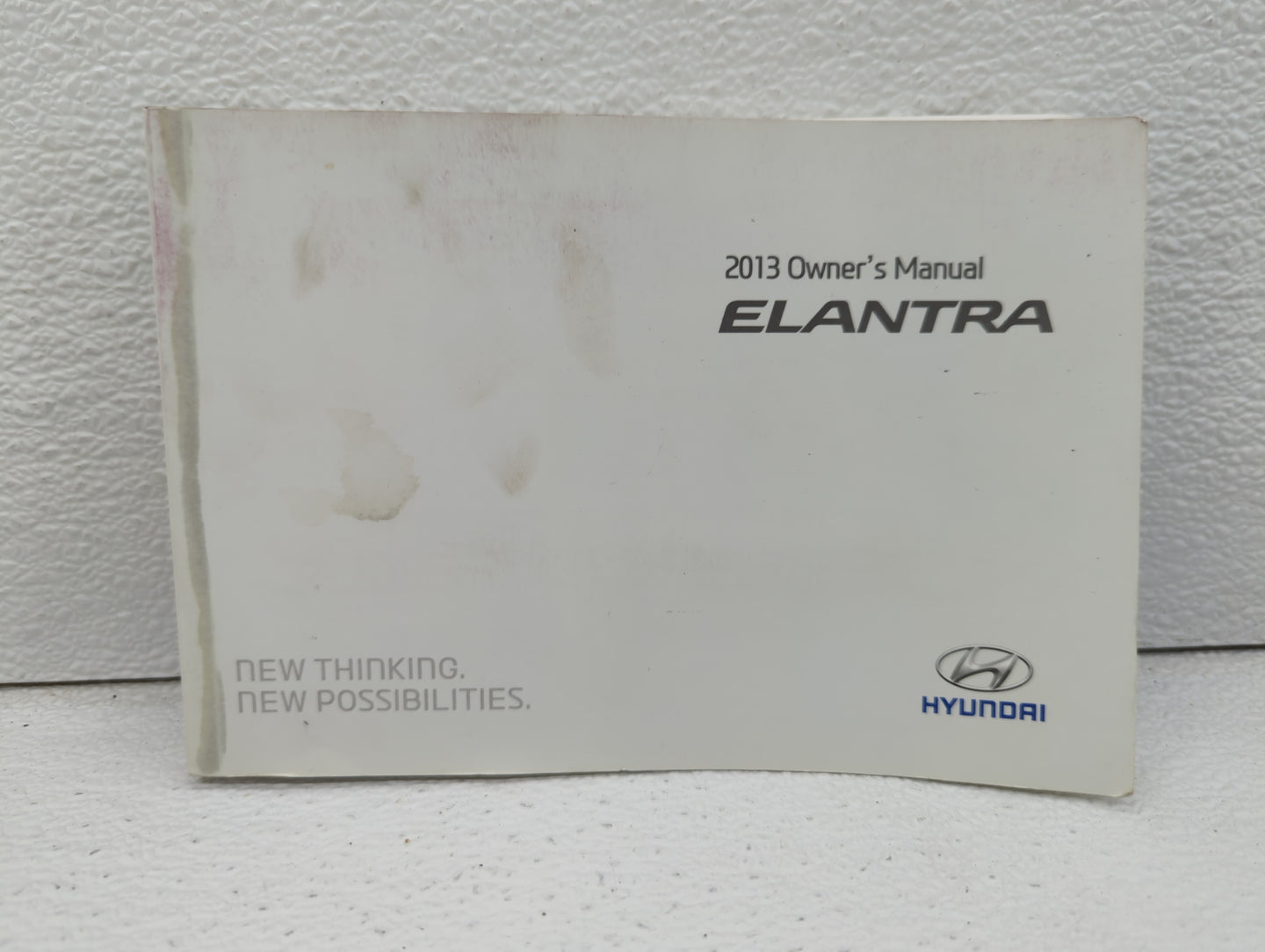 2013 Hyundai Elantra Owners Manual Book Guide OEM Used Auto Parts - Oemusedautoparts1.com