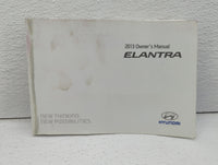 2013 Hyundai Elantra Owners Manual Book Guide OEM Used Auto Parts - Oemusedautoparts1.com