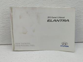 compare product 2013 Hyundai Elantra Owners Manual Book Guide OEM Used Auto Parts
